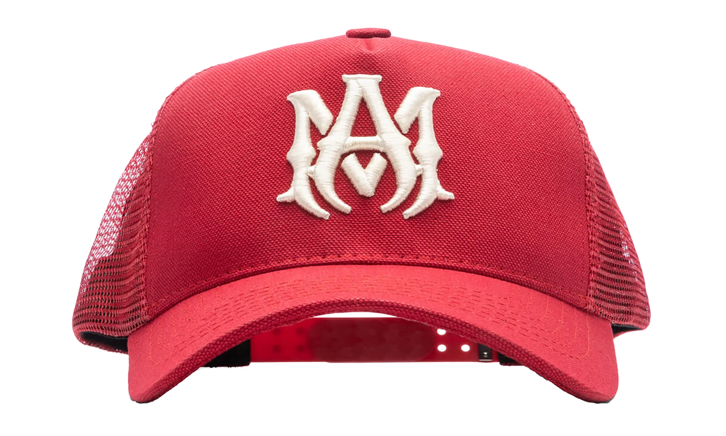 MA Logo Trucker Hat "Red" AW23MAH022 610 RED