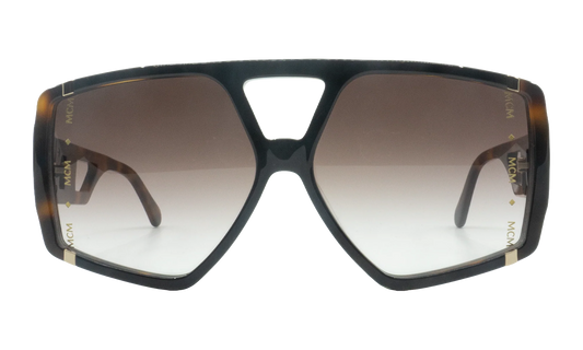 Hexagon Sunglasses "Black/Havana" MCM671S-019