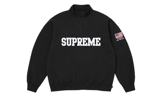 Shop Flag Half Zip Pullover "SS26 - Black - New York" SU27017