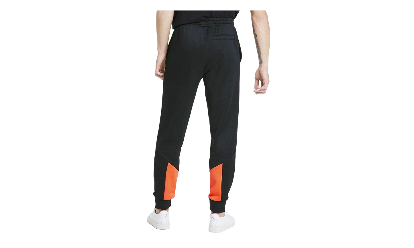 Iconic MCS Track Pants "Puma Black / Lava Blast" 596445 51