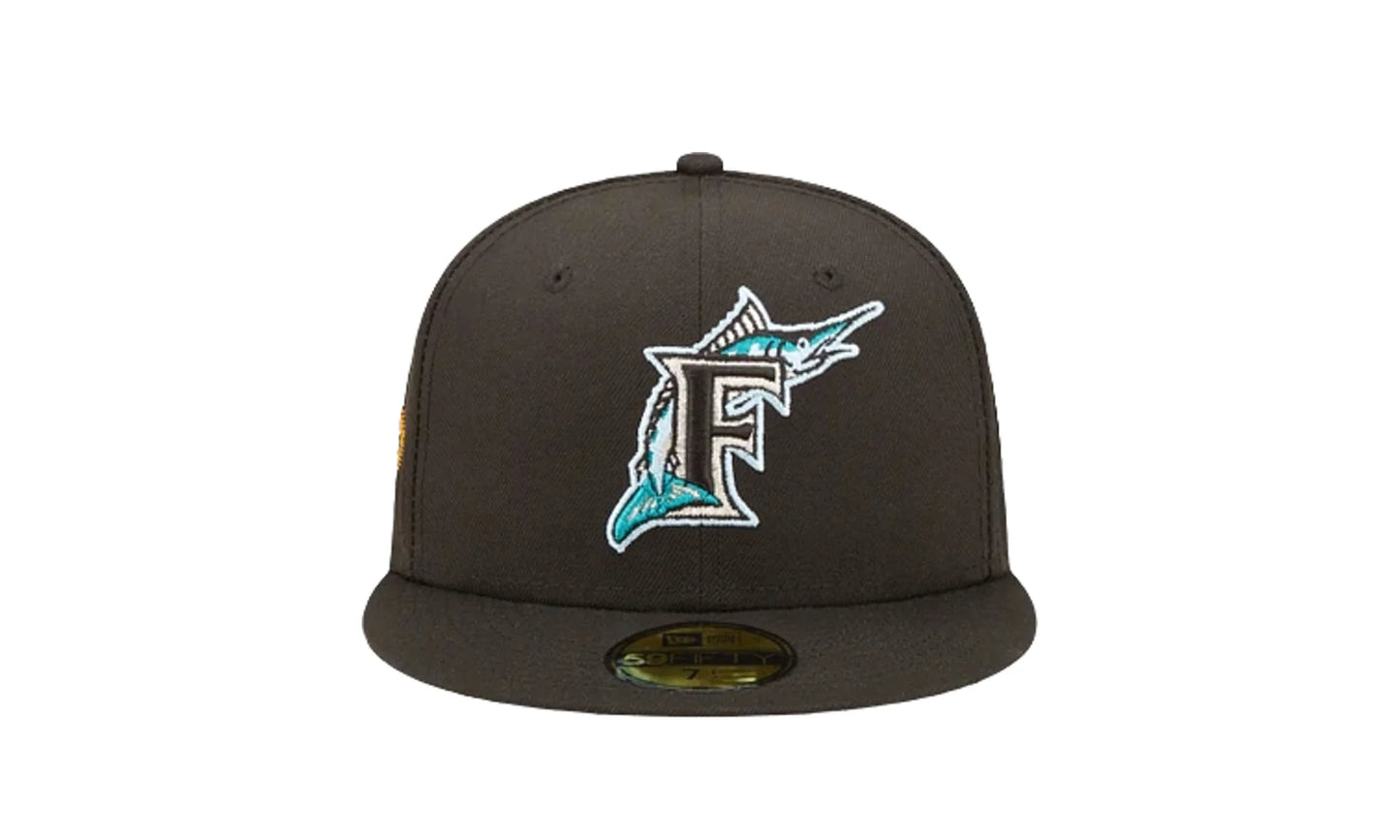 59Fifty MLB Florida Marlins Cloud Under Fitted Hat "Black" 60243776