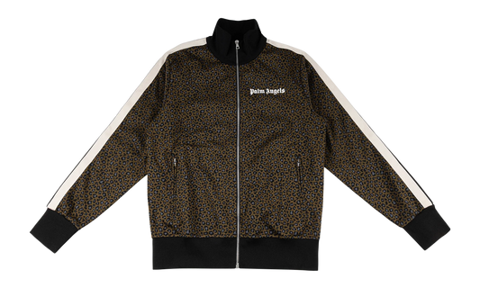 Leopard Track Jacket "Black / White / Brown" PMBD001S22FAB0135610