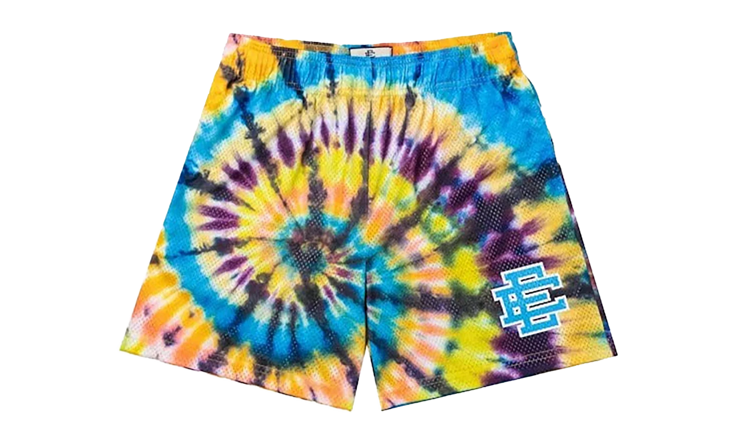 EE Basic Shorts (FW22) "Tie Dye Yellow Blue" EE217