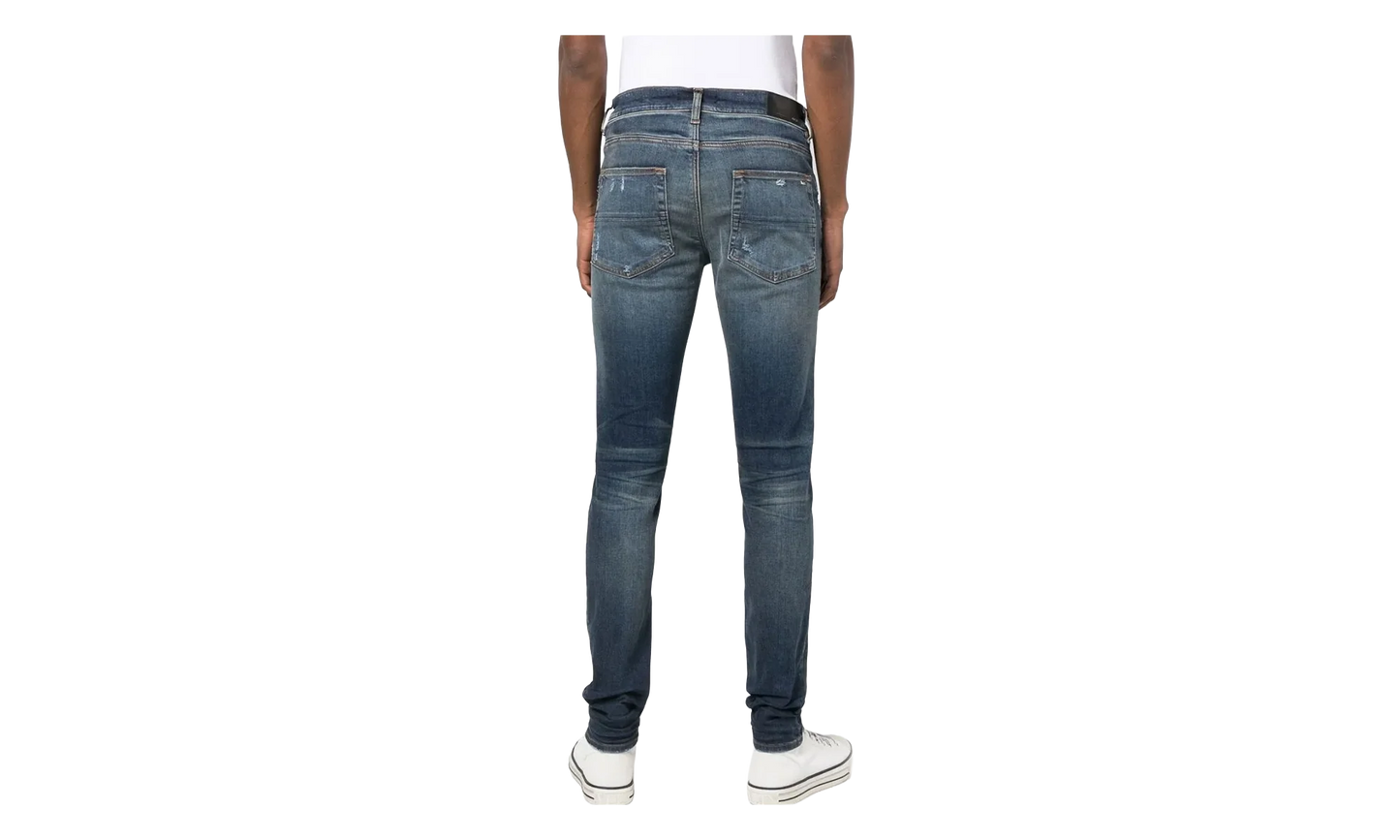 Broken Denim Jeans "Deep Classic Blue" PXMD004 403