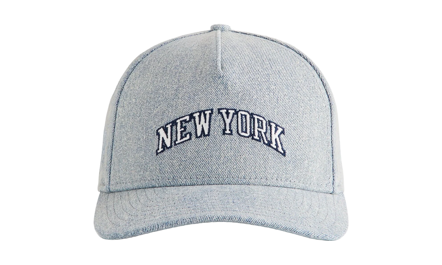 New York Knicks Denim 9Forty M Crown Snapback "Mid Indigo" khm051286 452