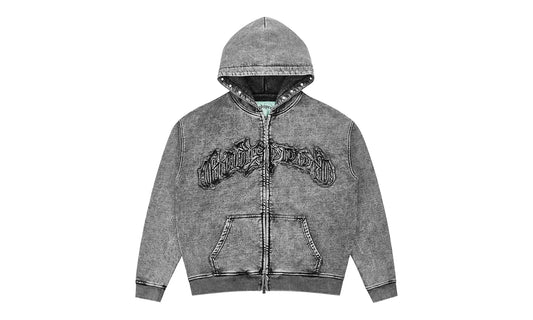 Symmetric Studded Hoodie "Acid Wash" 13MBUT5E