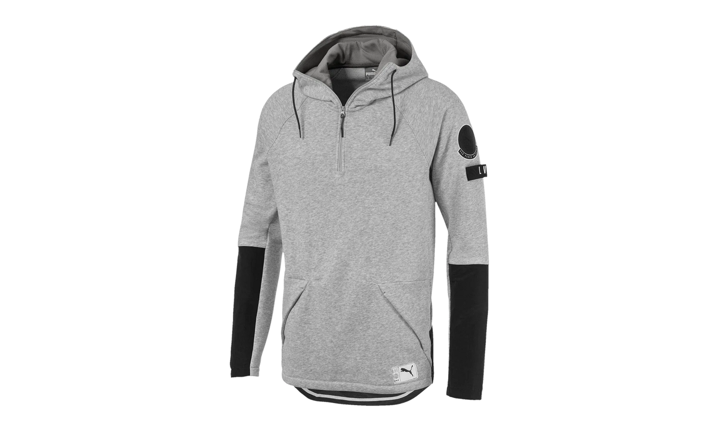 FtblNXT Casuals Hoodie "Light Grey Heather / Charcoal Grey" 656125 02