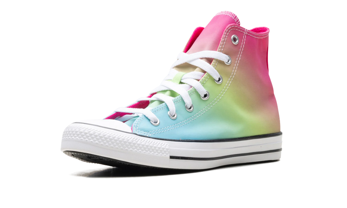All Star Hi GS "Bright Ombre / Triple Cyan / Chaos Fuchsia" A07337F