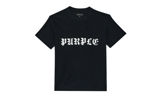 Gothic Wordmark Tee 'Black' "Black" P104-JGBB324