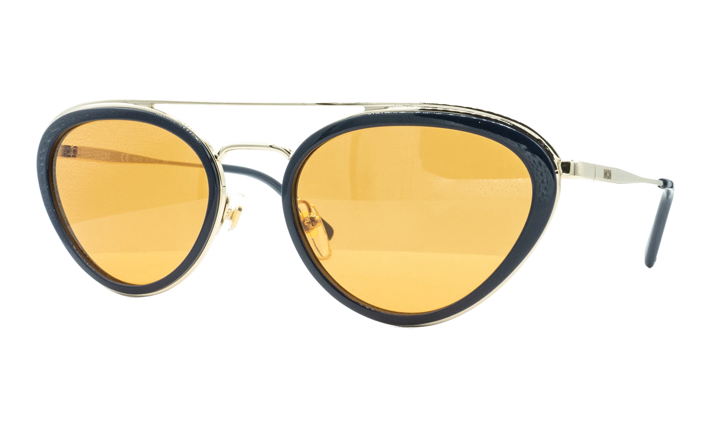 Oval Sunglasses "Navy/Gold" MCM134S-416