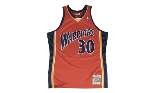 NBA Stephen Curry Authentic Jersey "2009-10 Golden State Warriors - Orange" 72263W309SCURR