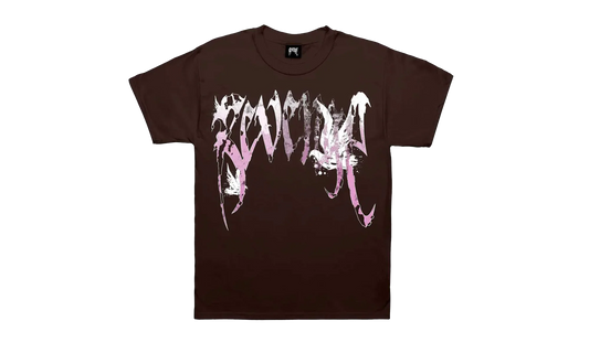 Graffiti Dove T-Shirt "Brown / Pink" Y1Q5KV9W