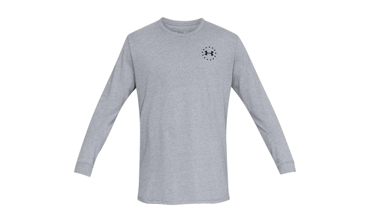 Freedom Flag Long Sleeve Tee "Steel Light Heather / Black" 1333369 035