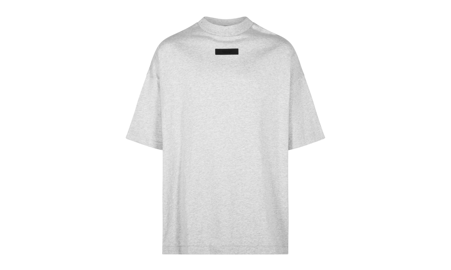TAB CREWNECK TEE "LIGHT HEATHER GREY" 125SP244196F