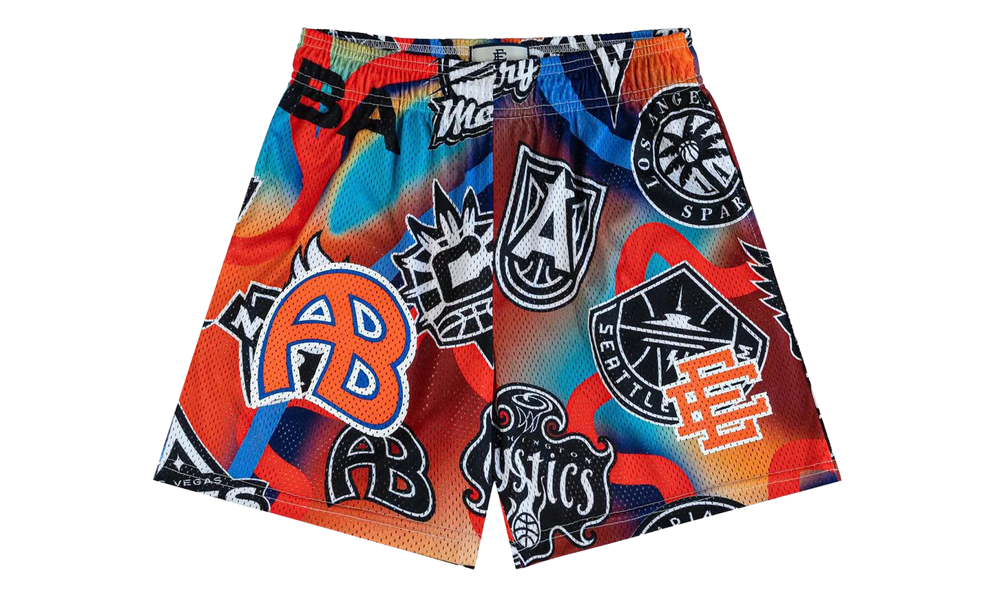 EE BASIC SHORT "SS24 - Orange/Pink" EE724