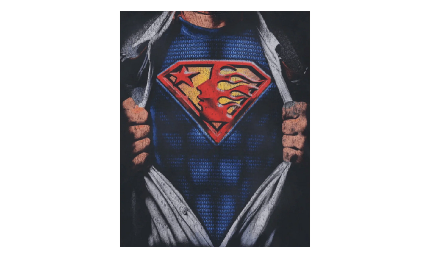 Superman Tee "Black" HSR206