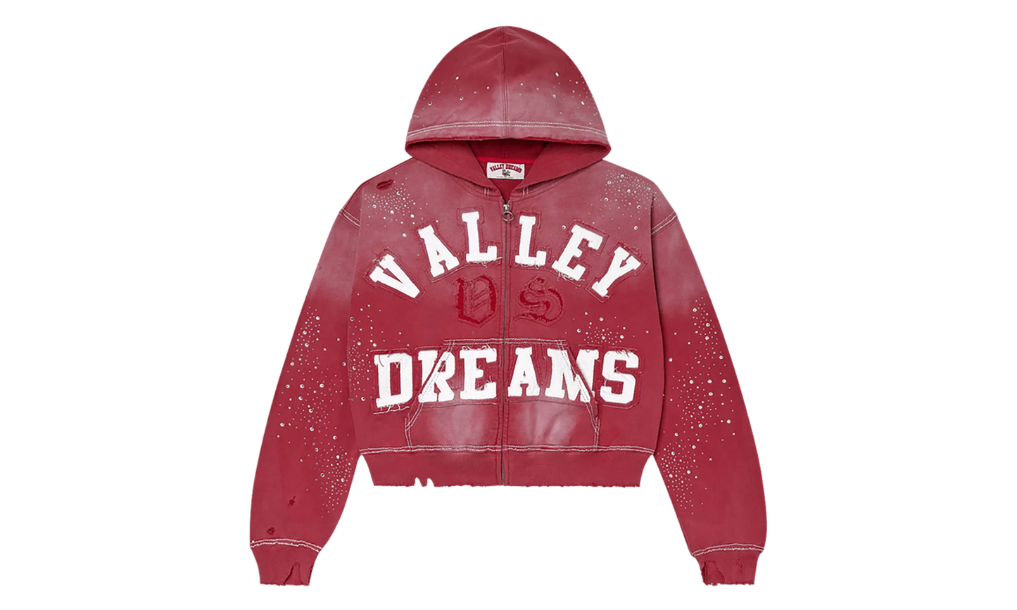 Classico Zip Up Hoodie "Ruby" 11451 10004VFCZUH RUBY