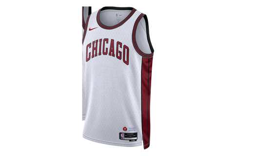 NBA Chicago Bulls City Swingman Jersey 2022-23 "White / Red" DO9622 100