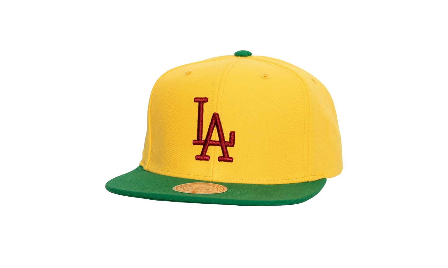 MLB Cooperstown Hometown Snapback Cap "Los Angeles Dodgers - Yellow" HHSS6683 LADYYPPPYELL