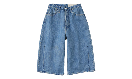 Crossed Denim Shorts "Light Indigo" 962982