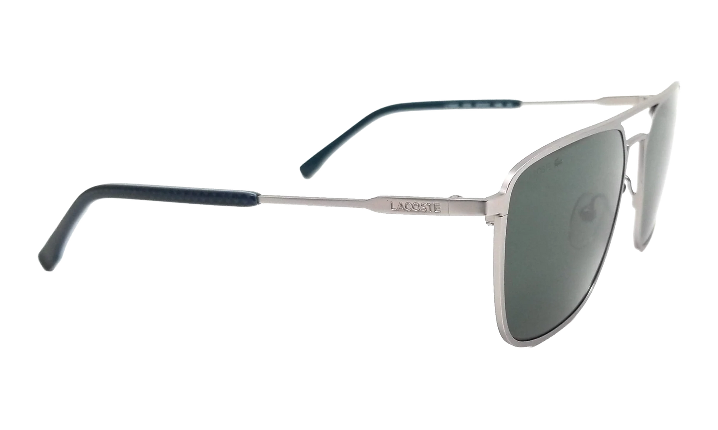 Rectangle Sunglasses "Matte Silver" L194S-035