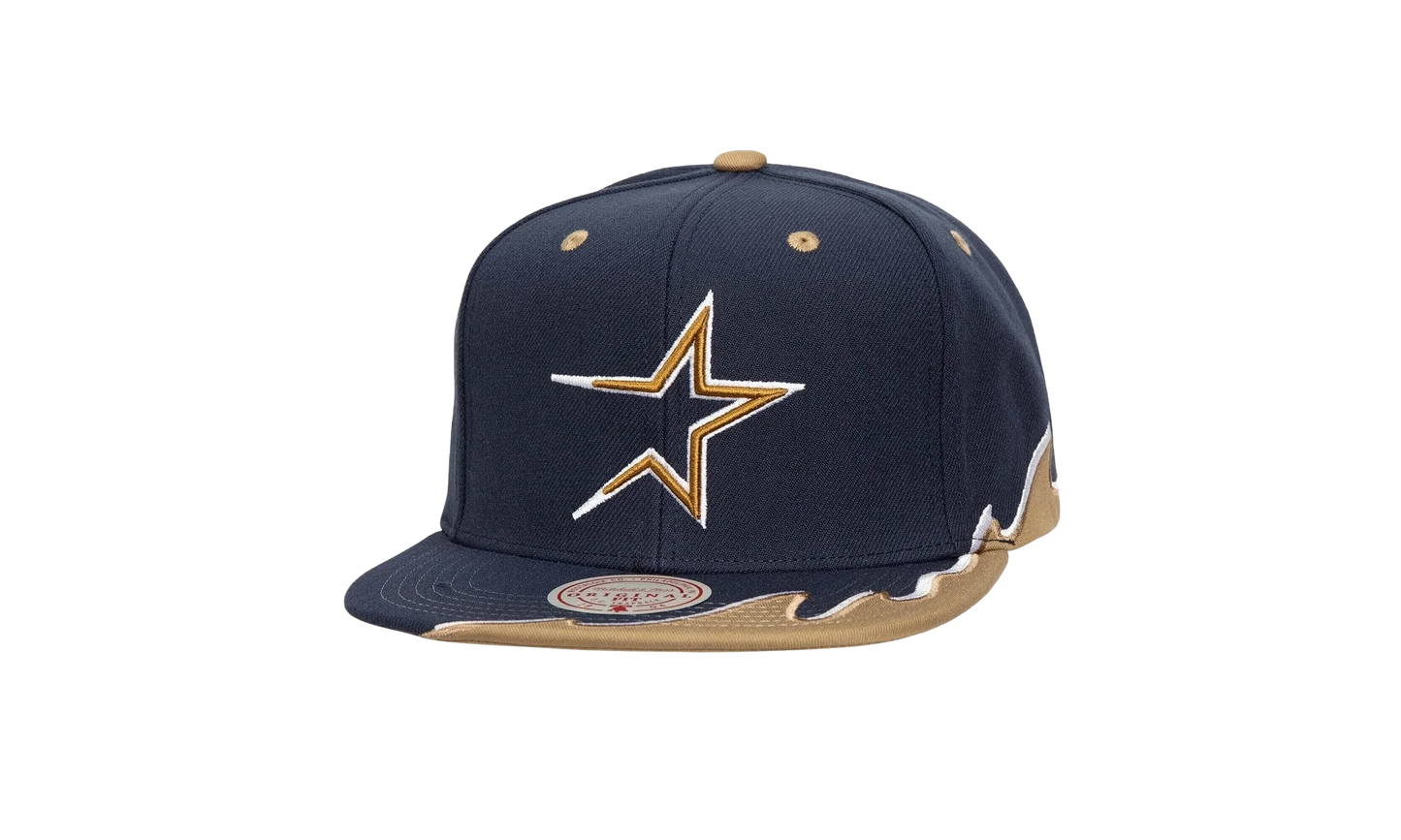 MLB Cooperstown Rising Tide Snapback Cap "Houston Astros - Navy" HS8510 HASNAVY
