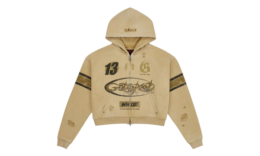Speedway Zip Hoodie "Sand" GS061