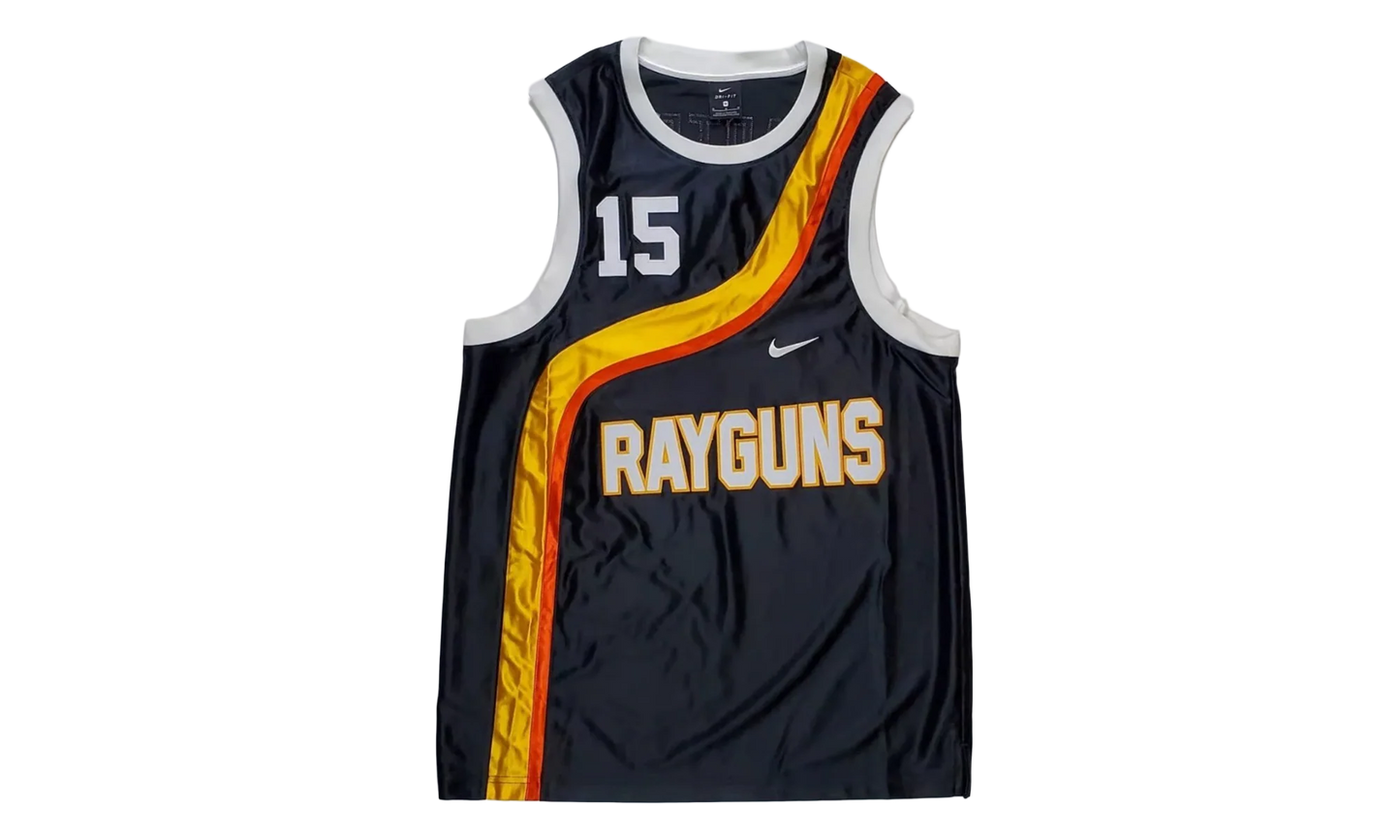 Roswell Rayguns Vince Carter Basketball Jersey "Black / Gold Orange" CV1970 010