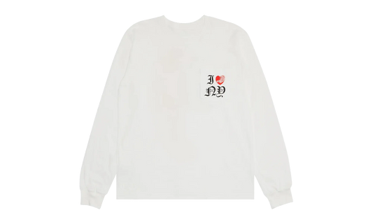 I Love NY Longsleeve T-Shirt "White" CHRM0009