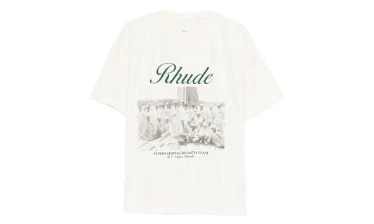 Rhude Virgin Islands Script T-shirt "Off-White" RHPS26TT01012