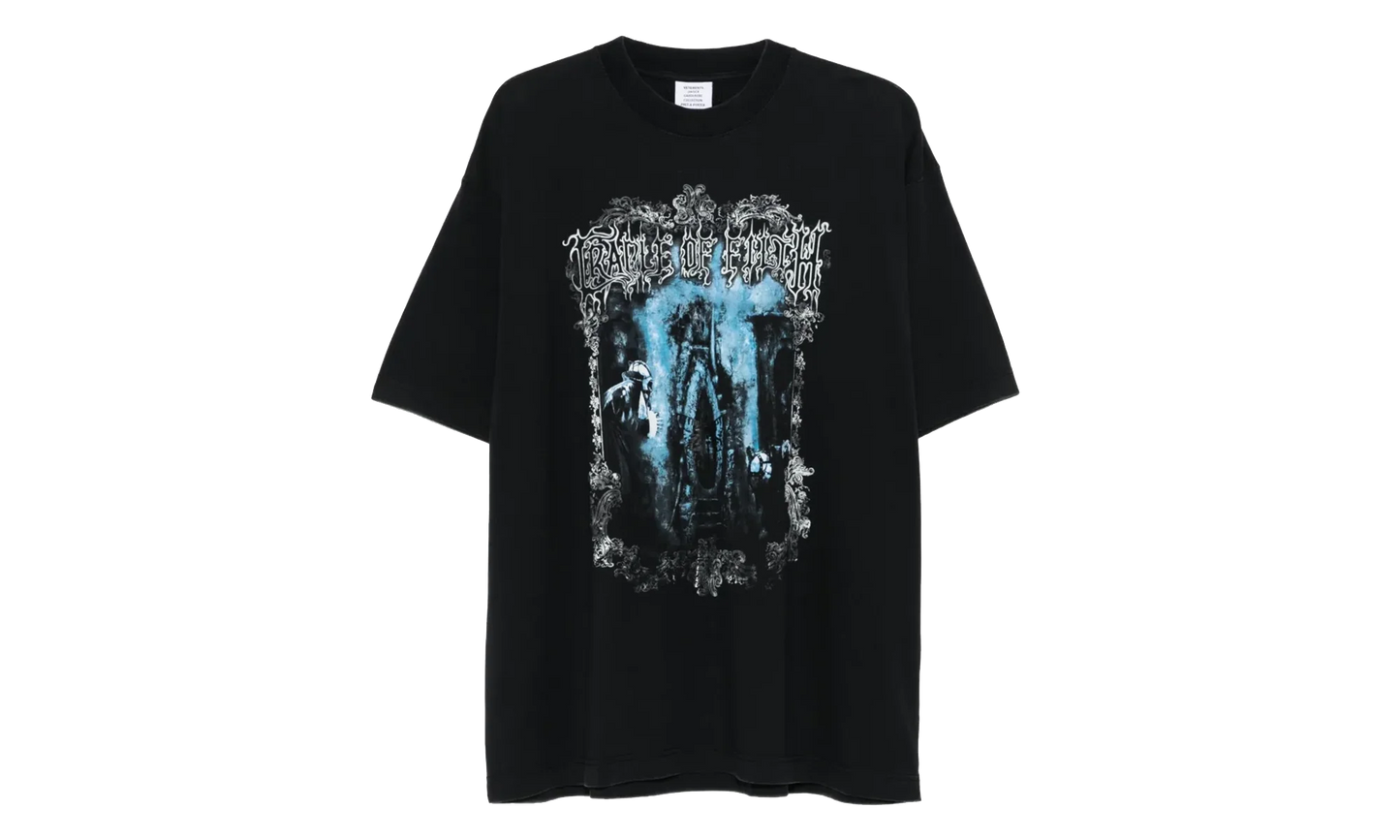 Craddle of Butterfly Oversized T-Shirt "Washed Black" UCF76TR800B WASH