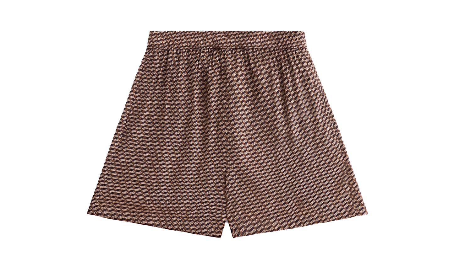 Rayne Monogram Silk Short WMNS "Brown" KHW060185 210