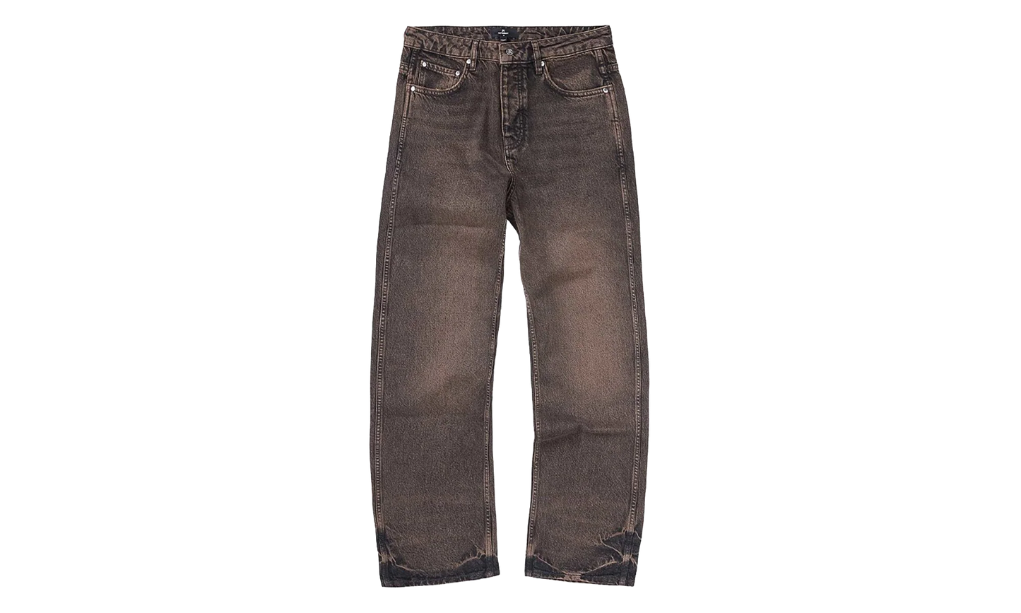 R2 Straight Leg Denim "Brown" MLM100499-BRK