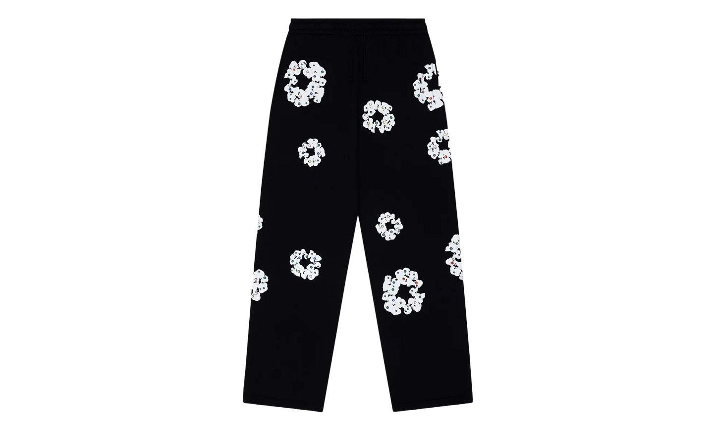 Rhinestone Sweatpants "FW25 - Black" DT420