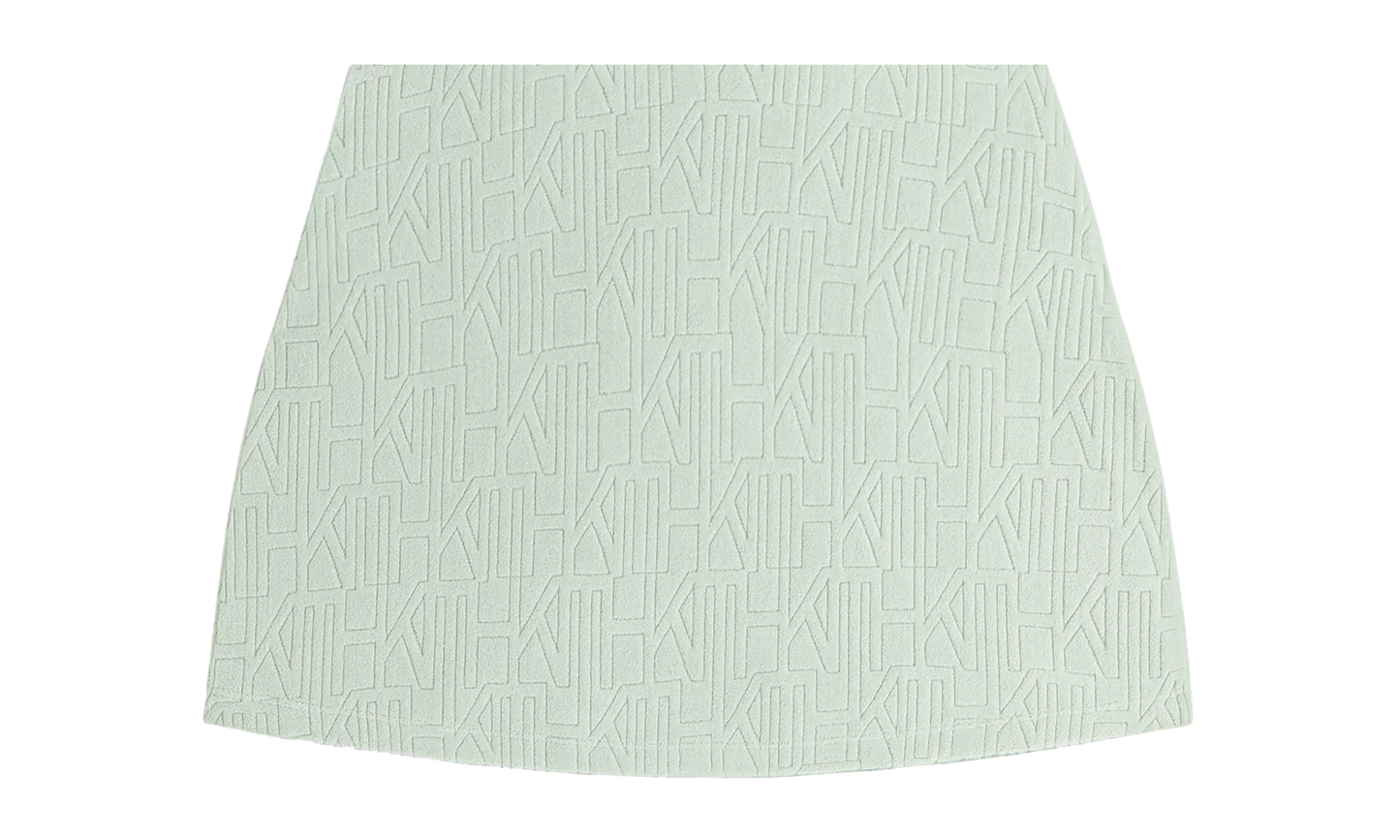 Vera Monogram Towel Skirt "Moss" khw060341 4008