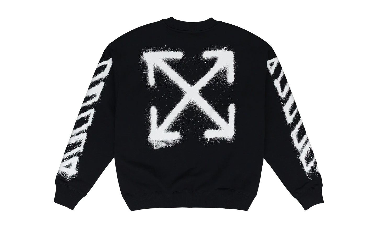 Spray Can Arrow Crewneck "Black" OFW-MHDS-0204