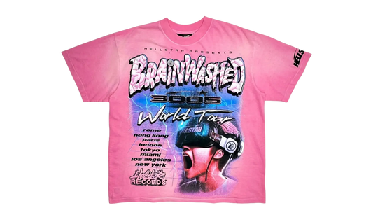 Studios Brainwashed World Tour Short Sleeve T-Shirt "Pink" HSR116