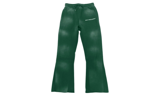 Prefall Flare Sweatpants "Green Washed" RET002