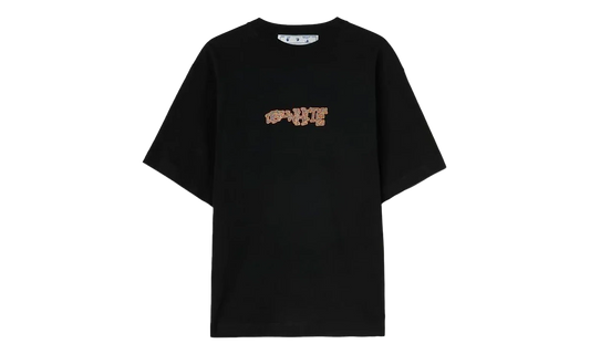 Glitz Carlos Over Skate Short-Sleeve Tee "Black / Silver" OMAA120F22JER0161072