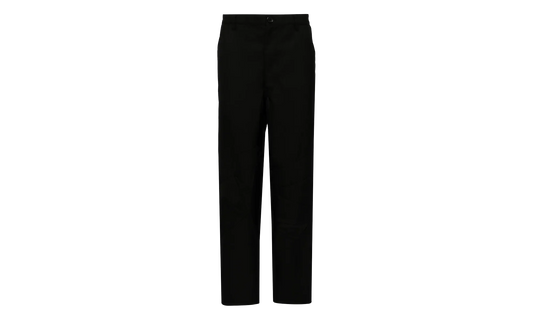 Wool Polyester Plain Gabardine Pants "Black" FN P004 051