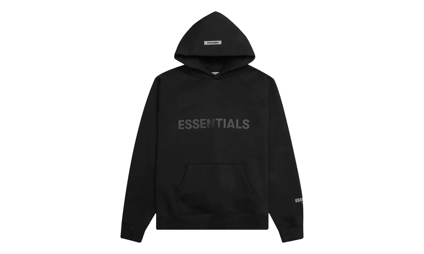 Pullover Hooded Sweatshirt Applique Logo "Black" 192HO202000F