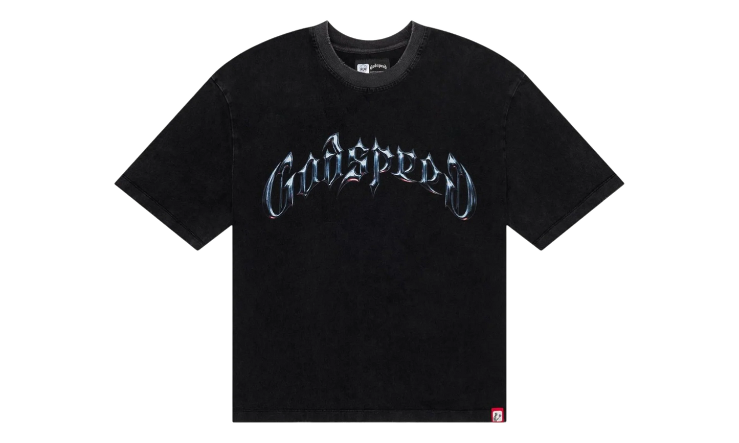 Symmetrical Logo T-Shirt "Black Wash" GS144