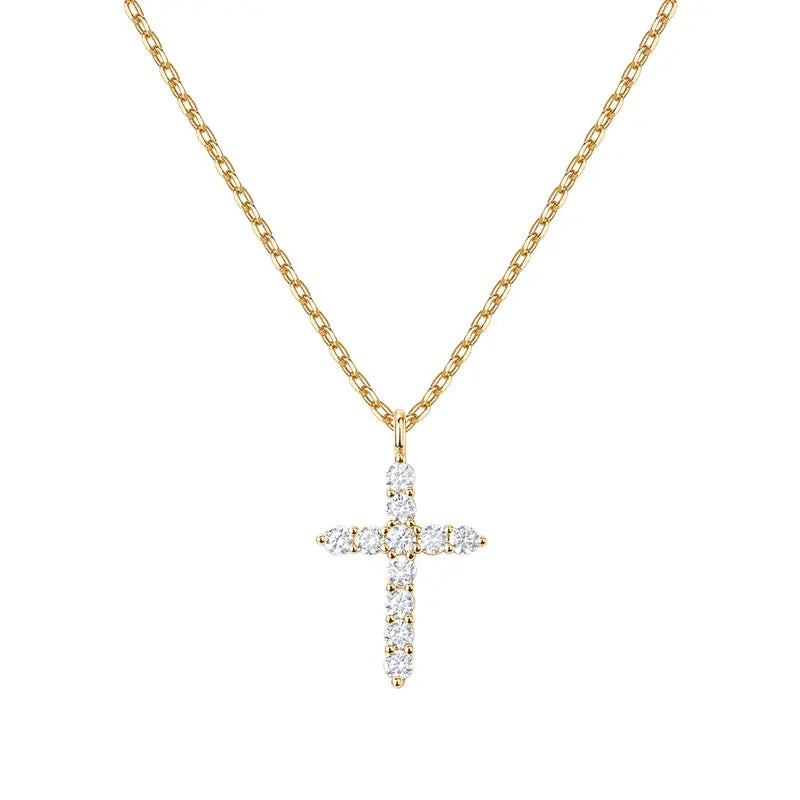 Easter Cross Necklace for Women Men