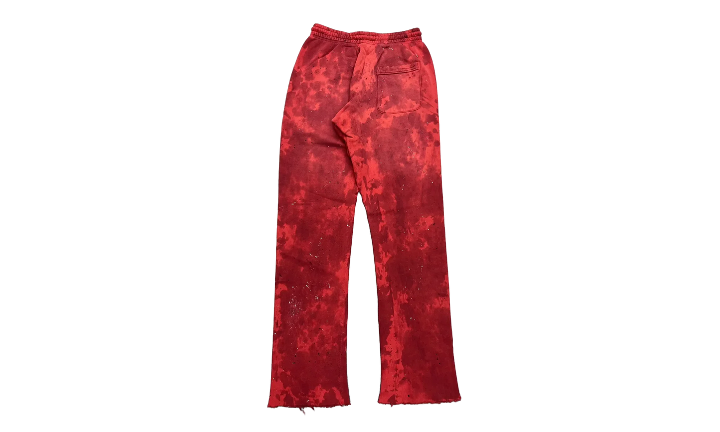 Sports Lava Wash Tie-Dye Sweatpants "Red" HSR151