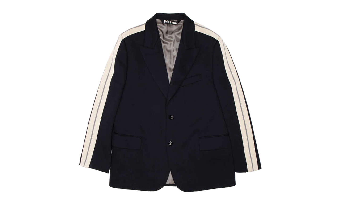 Single Breasted Side Stripe Blazer "Navy" PMEN016F21FAB0014637