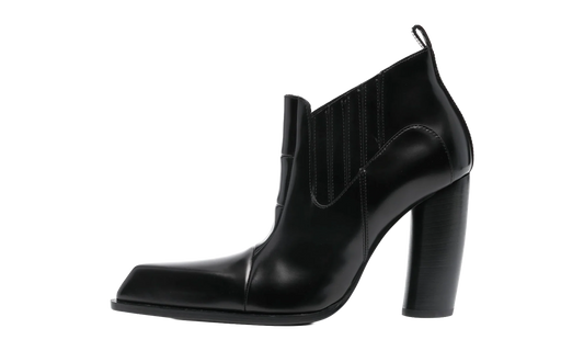 Moon Beatle Shade 95mm Leather Ankle Boots "Black" OWID045F23LEA0014545