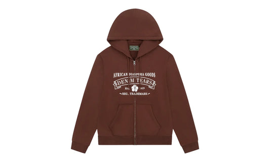 ADG Zip Hoodie "Brown" DT277