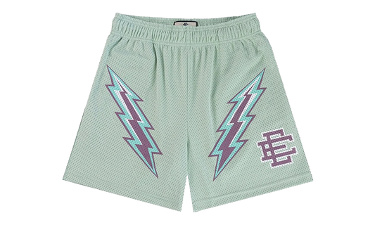 EE BASIC SHORT "SS24 - Bolt Silt Green/Purple" EE684