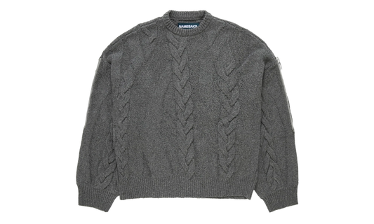 Linas Dual Crewneck Sweatshirt "Ash Grey" N3AW25N3KN03AG