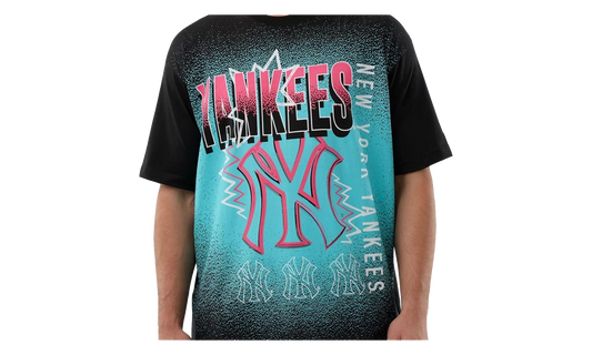 New York Yankees Grafitti T-Shirt "Black / Blue / Pink" 60676339